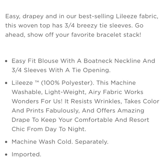 Lilly Pulitzer Langston Top - Picture 3 of 4